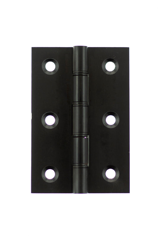 Atlantic Washered Hinges 3" x 2" x 2.2mm - Matt Black - AWH3222MB - (Pair)