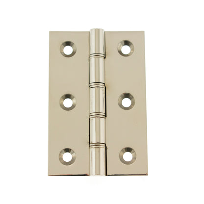 Atlantic Washered Hinges 3" x 2" x 2.2mm - Polished Nickel - AWH3222PN - (Pair)