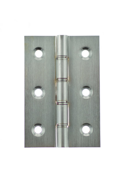 Atlantic Washered Hinges 3" x 2" x 2.2mm without Screws - Satin Chrome - AWH3222SC - (Pair)