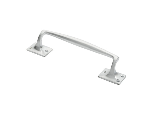 PULL HANDLE (PUB STYLE) - SATIN CHROME - 254MM