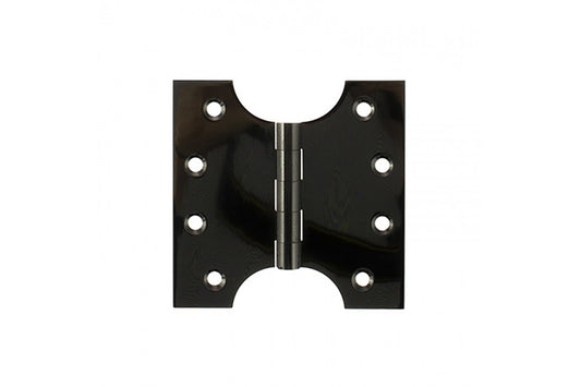 Atlantic (Solid Brass) Parliament Hinges 4" x 2" x 4mm - Black Nickel - APH424BN - (Pair)