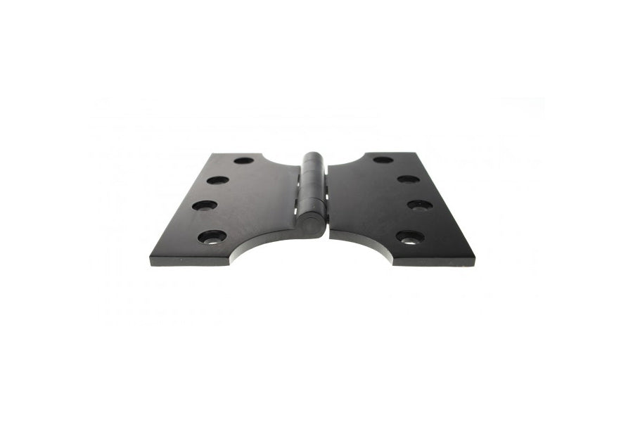 Atlantic (Solid Brass) Parliament Hinges 4" x 2" x 4mm - Matt Black - APH424MB - (Pair)