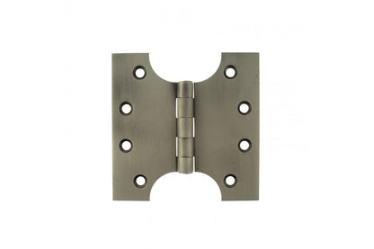 Atlantic (Solid Brass) Parliament Hinges 4" x 2" x 4mm - Matt Gun Metal - APH424MBN - (Pair)