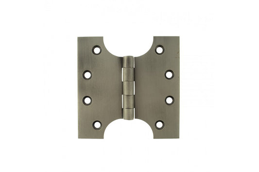 Atlantic (Solid Brass) Parliament Hinges 4" x 2" x 4mm - Matt Gun Metal - APH424MBN - (Pair)