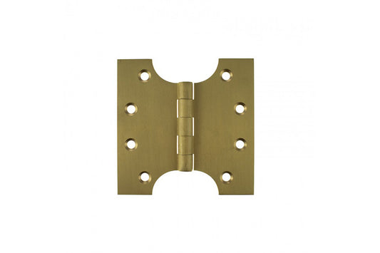 Atlantic (Solid Brass) Parliament Hinges 4" x 2" x 4mm - Satin Brass - APH424SB - (Pair)