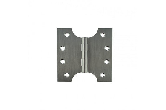 Atlantic (Solid Brass) Parliament Hinges 4" x 2" x 4mm - Satin Chrome - APH424SC - (Pair)