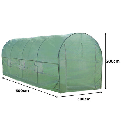 Polytunnel 25mm 6m x 3m with Racking