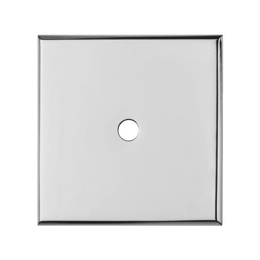 40 X 40MM SQUARE CABINET HARDWARE BACKPLATE - POLISHED CHROME -