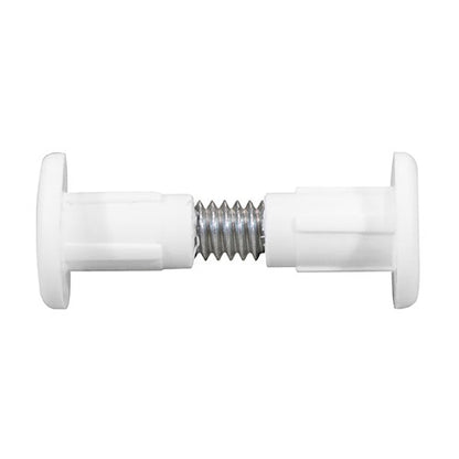 4 x TIMCO Plastic Cabinet Connector Bolts White - 28mm