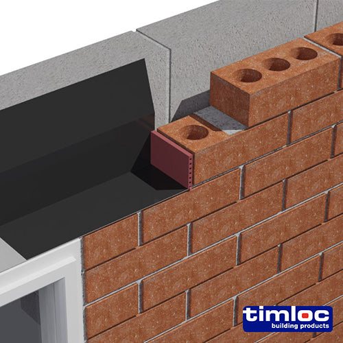 50 x Timloc Cavity Wall Weep Vent Blue / Black - 65 x 10 x 100mm