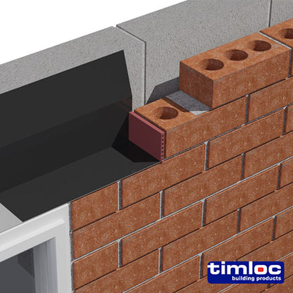 50 x Timloc Cavity Wall Weep Vent Clear - 65 x 10 x 100mm