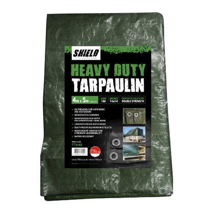 TIMCO Heavy Duty Tarpaulin Green - 2 x 3m