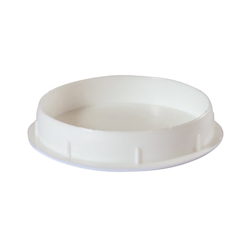 4 x TIMCO Hinge Hole Cover Caps White - 35mm