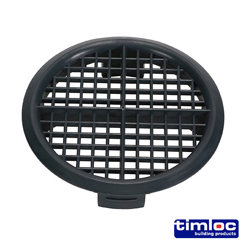 10 x Timloc Push-in Soffit Vent Grey -  70.0