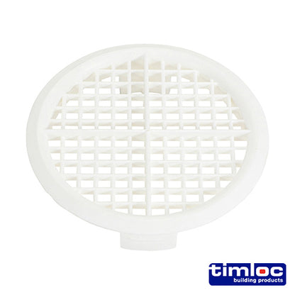 10 x Timloc Push-in Soffit Vent White -  70.0