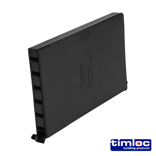 50 x Timloc Cavity Wall Weep Vent Black - 65 x 10 x 100mm