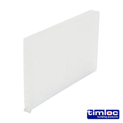 50 x Timloc Cavity Wall Weep Vent Clear - 65 x 10 x 100mm