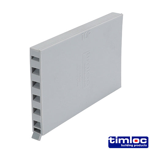 50 x Timloc Cavity Wall Weep Vent Grey - 65 x 10 x 100mm