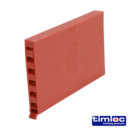 50 x Timloc Cavity Wall Weep Vent Terracotta - 65 x 10 x 100mm