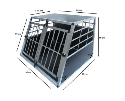 Car Pet Crate - Large Double Doors