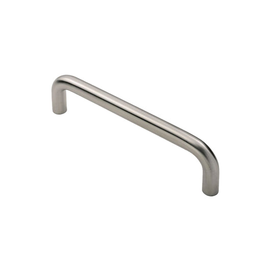 10MM DIA. D PULL HANDLE - 96MM C/C - BOLT THROUGH FIXING_x005F

 - SATIN STAINLESS STEEL - 96