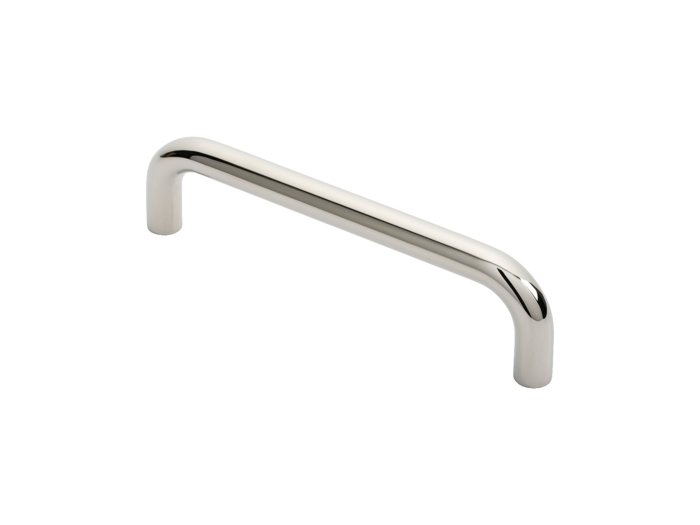 19MM DIA. D PULL HANDLE - 225MM C/C - BOLT THROUGH FIXING_x005F

 - BRIGHT STAINLESS STEEL -