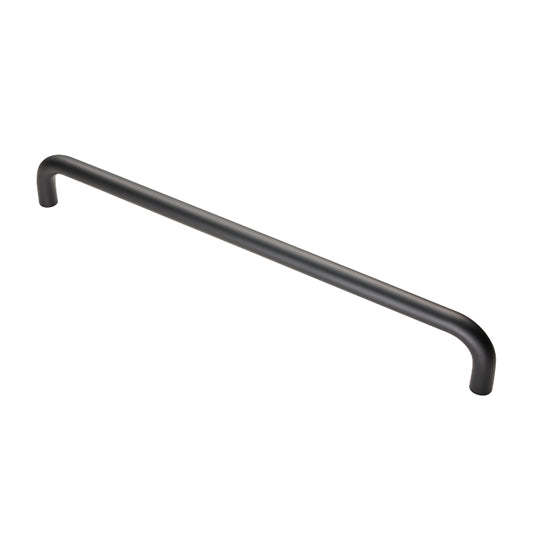 19MM DIA. D PULL HANDLE - 450MM C/C - BOLT THROUGH FIXING_x005F

 - MATT BLACK -