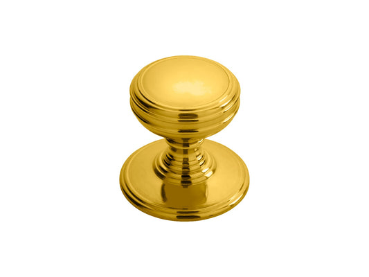 FTD DELAMAIN PLAIN KNOB 38MM - POLISHED BRASS - 46 ( 37.5 )