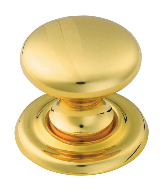 FTD VICTORIAN KNOB 37MM - POLISHED BRASS - 42 ( 36 )