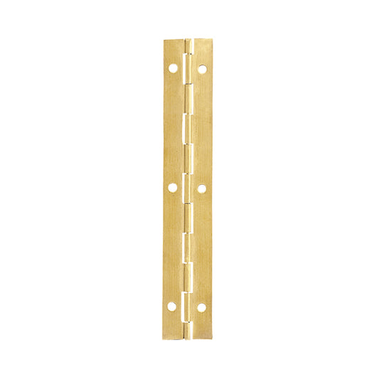 1830 X 25 X 1MM PIANO HINGE (50 PACK) - ELECTRO BRASSED - 25