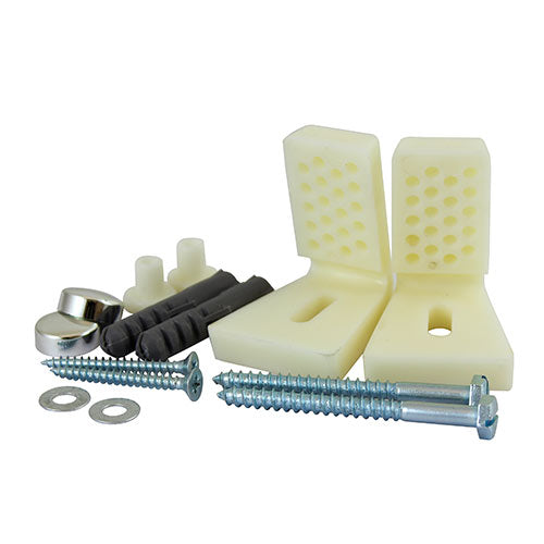 Pair of - TIMCO Adjustable WC/Bidet Fixing Kit - WC Kit