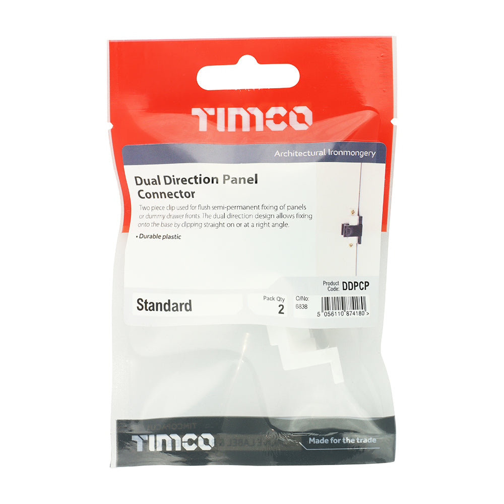 Pair of - TIMCO Dual Direction Panel Connector