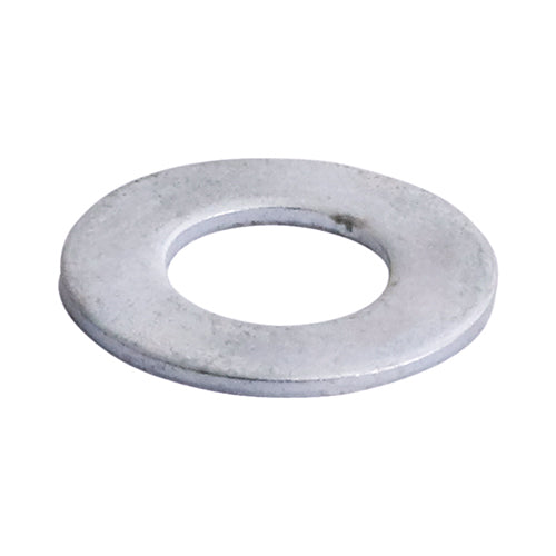 100 x TIMCO Form B Washers DIN125-B Silver - M10