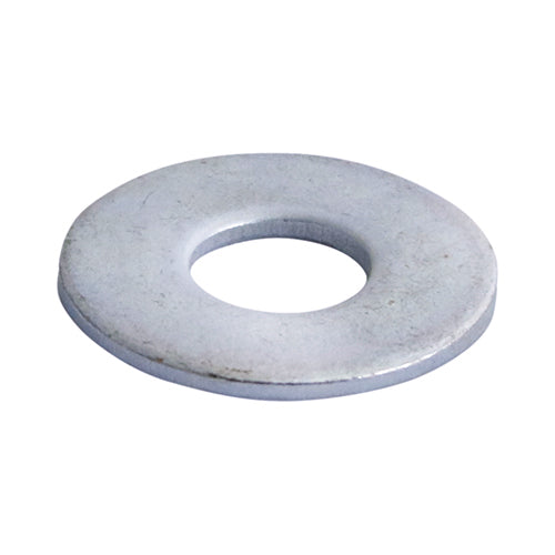 100 x TIMCO Form C Washers BS4320 Silver - M10