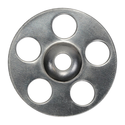 100 x TIMCO Metal Insulation Disc Stainless Steel - 36mm