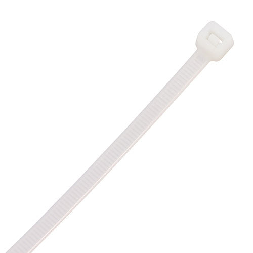 100 x TIMCO Cable Ties Natural - 4.8 x 250