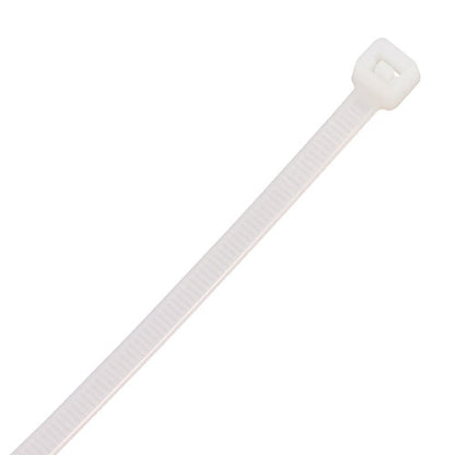 100 x TIMCO Cable Ties Natural - 4.8 x 160