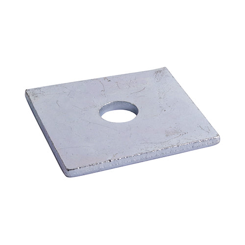 150 x TIMCO Square Plate Washers Silver - M10 x 40 x 40 x 3