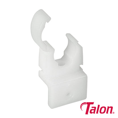 20 x Talon EZ Joist Pipe Clips White - 15mm