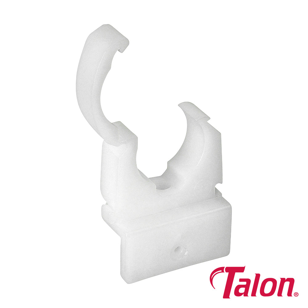 25 x Talon EZ Joist Pipe Clips White - 22mm