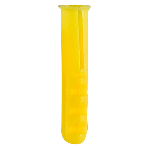 50 x TIMCO Yellow Plastic Plugs - 25mm