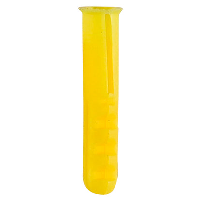 50 x TIMCO Yellow Plastic Plugs - 25mm