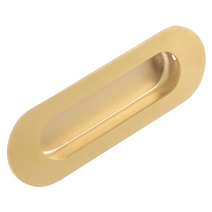 120 X 40MM - FLUSH PULL - OVAL_x005F

 - SATIN PVD -