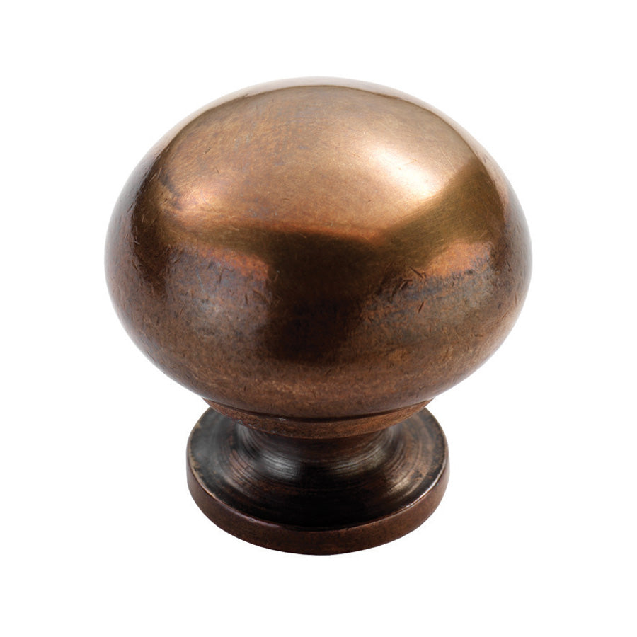 FTD SOLID BRONZE MUSHROOM KNOB 30MM - BRONZE - 19 ( 30 )