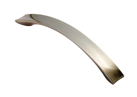 FTD CONCAVE BOW HANDLE 128MM C/C - SATIN NICKEL - 128 ( 162 )