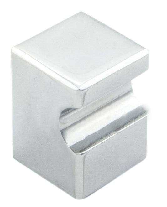 FTD SQUARE KNOB 18 X 18MM - POLISHED CHROME - ( 17.5 )