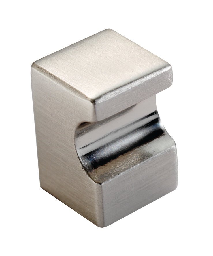 FTD SQUARE KNOB 18 X 18MM - SATIN NICKEL - ( 17.5 )