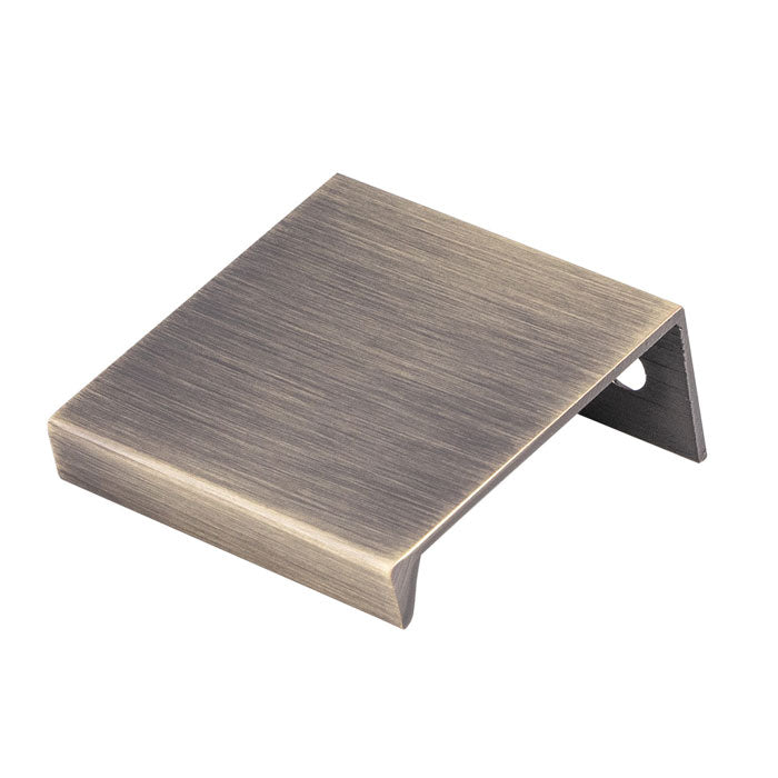 EDGE PULL - 40MM - ANTIQUE BRASS -