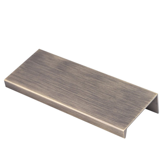 EDGE PULL - 100MM - ANTIQUE BRASS -