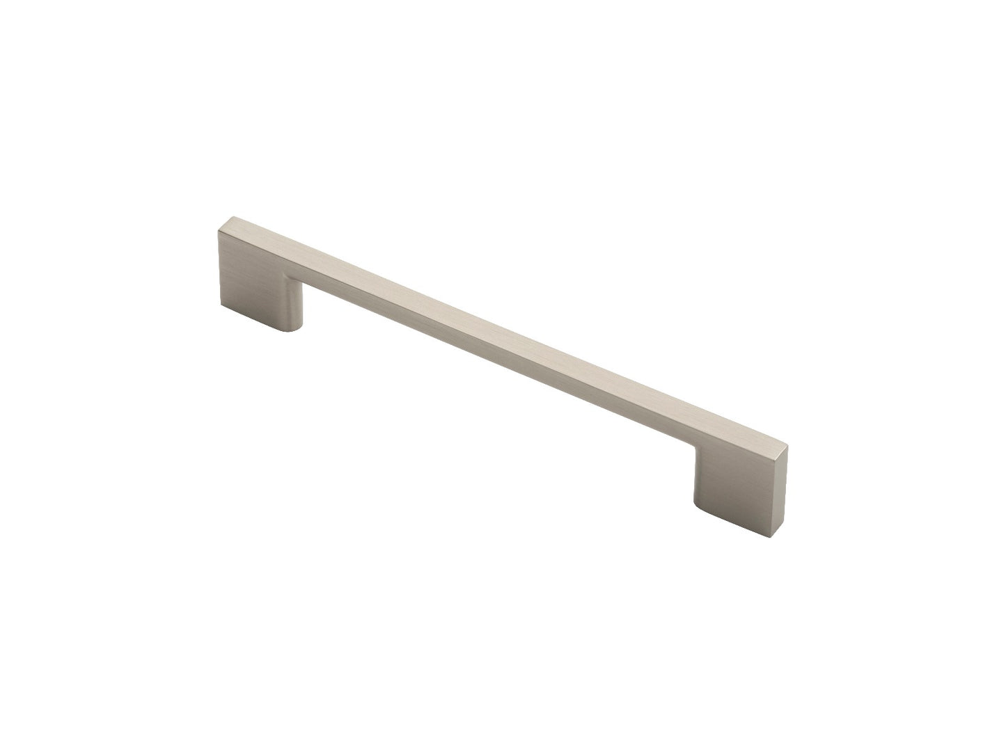 FTD SLIM D HANDLE 128MM C/C - SATIN NICKEL - 128 ( 152 )